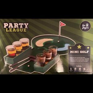 Party League Mini Golf Shot Game - Green Putting Set